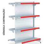 Gondola Centro 1,37 Amapa Fit Kit 9 Metros 1 Ponta Branco Pe