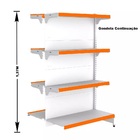 Gondola Centro 137 Fit Ate 2 Metros 1 Ponta Branco 20b Pe Lar