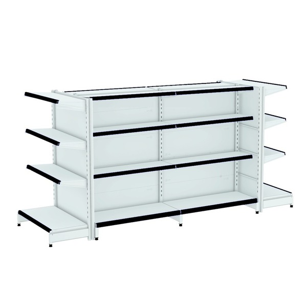 Gondola Centro 137 Fit Ate 2 Metros 2 Ponta Branco 24b Pe Pre