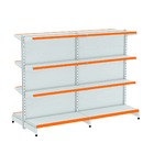 Gondola Centro 137 Fit Ate 2 Metros Branco 16 Bandeja Pe Lara