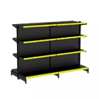 Gondola Centro 137 Fit Ate 2 Metros Preto 16 Bandeja Pe Amare