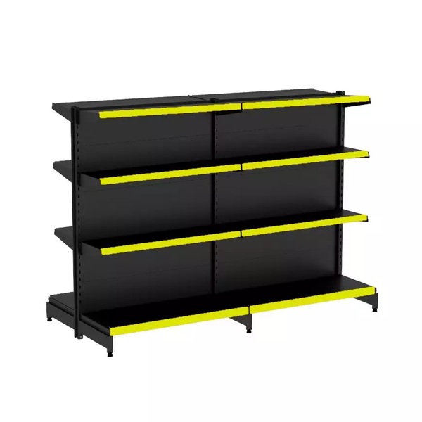 Gondola Centro 137 Fit Ate 2 Metros Preto 16 Bandeja Pe Amare