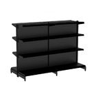 Gondola Centro 137 Fit Ate 2 Metros Preto 16 Bandeja Pe Preto