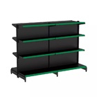 Gondola Centro 137 Fit Ate 2 Metros Preto 16 Bandeja Pe Verde