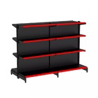 Gondola Centro 137 Fit Ate 2 Metros Preto 16 Bandeja Pe Verme