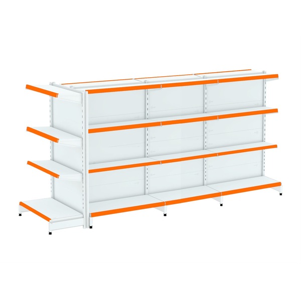 Gondola Centro 137 Fit Ate 3 Metros 1 Ponta Branco 28b Pe Lar