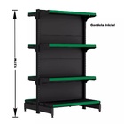 Gondola Centro 137 Fit Ate 3 Metros 1 Ponta Preto 28b Pe Verde