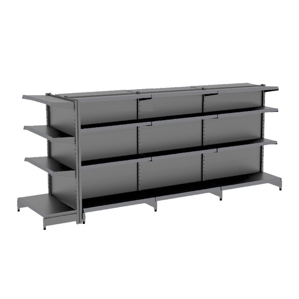 Gondola Centro 137 Fit Ate 3 Metros 1 Ponta Preto 28b Sp Etiq