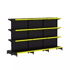 Gondola Centro 137 Fit Ate 3 Metros Preto 24 Bandeja Pe Amare