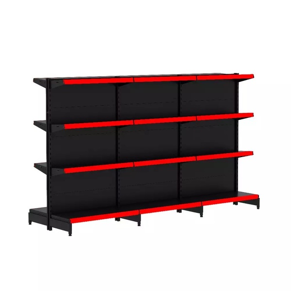 Gondola Centro 137 Fit Ate 3 Metros Preto 24 Bandeja Pe Verme