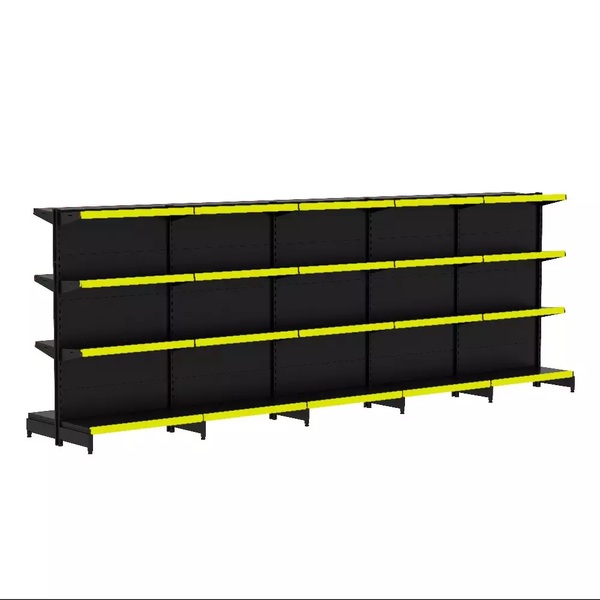 Gondola Centro 137 Fit Ate 5 Metros Preto 40 Bandeja Pe Amare