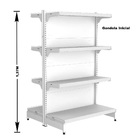 Gondola Centro 137 Fit Ate 7 Metros 1 Ponta Branco 60b Sp Eti