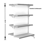 Gondola Centro 137 Fit Ate 9 Metros 2 Ponta Branco 80b Pe Cin