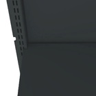 Gondola Centro 137 Fit Continuação Preto 8 Bandeja Pe Vermelho