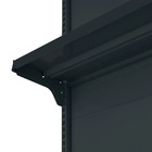 Gondola Centro 137 Fit Inicial Preto 8 Bandeja Sp Etiqueta