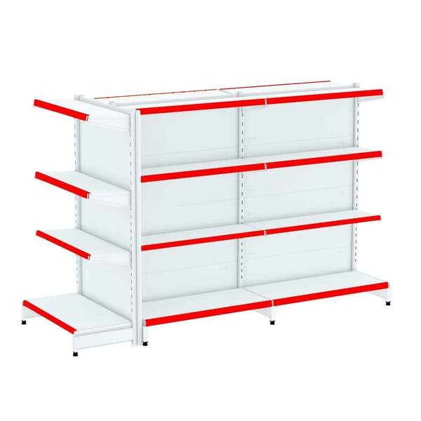 Gondola Centro 142 Amapa Flex Kit 2 Metros 1 Ponta Branco Pe