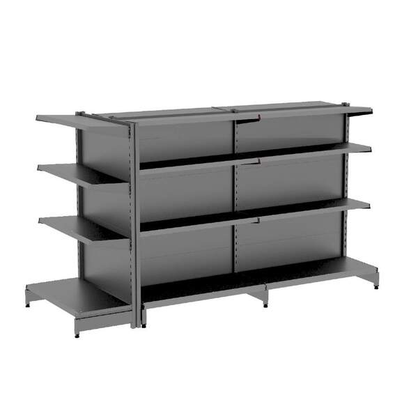 Gondola Centro 142 Amapa Flex Kit 2 Metros 1 Ponta Preto Spe