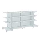 Gondola Centro 142 Amapa Flex Kit 2 Metros 2 Ponta Branco Sp