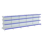 Gondola Centro 142 Amapa Flex Kit 5 Metros Branco Pe Az - Ama