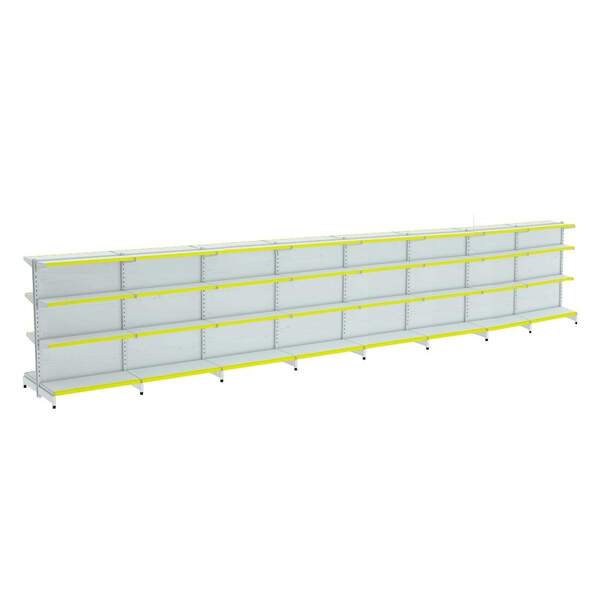 Gondola Centro 142 Amapa Flex Kit 8 Metros Branco Pe Am - Ama