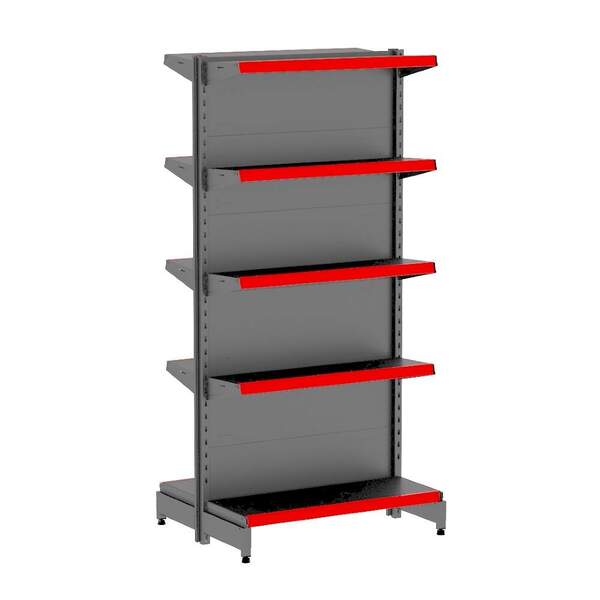 Gondola Centro 170 Amapa Flex Inicial Preto 10 Bandejas Pe V