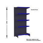 Gondola Centro 170 Amapa Flex Kit 2 Metros 1 Ponta Preto Pe A