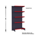 Gondola Centro 170 Amapa Flex Kit 2 Metros 2 Ponta Preto Pe -