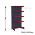 Gondola Centro 170 Amapa Flex Kit 2 Metros 2 Ponta Preto Pe V