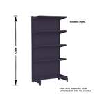 Gondola Centro 170 Amapa Flex Kit 2 Metros 2 Ponta Preto Spe