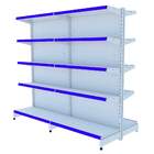 Gondola Centro 170 Amapa Flex Kit 2 Metros Branco Pe Azul - A