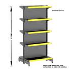 Gondola Centro 170 Amapa Flex Kit 4 Metros 2 Ponta Preto Am -