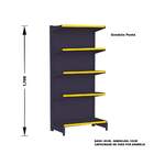 Gondola Centro 170 Amapa Flex Kit 8 Metros 1 Ponta Preto Am -