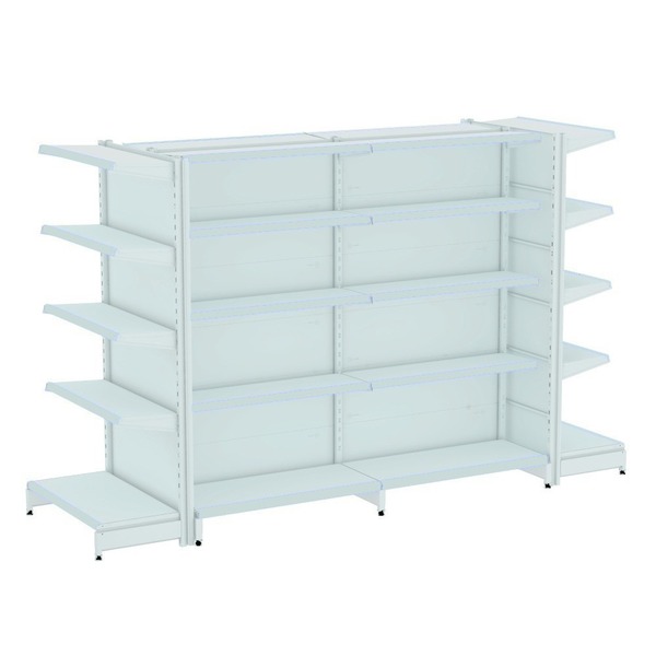 Gondola Centro 170 Fit Ate 2 Metros 2 Ponta Branco 30b Sp Eti