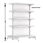 Gondola Centro 170 Fit Ate 2 Metros 2 Ponta Branco 30b Sp Eti