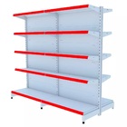 Gondola Centro 170 Fit Ate 2 Metros Branco 20 Bandeja Pe Verm