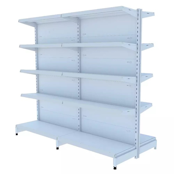 Gondola Centro 170 Fit Ate 2 Metros Branco 20 Bandeja Sp Etiq