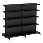 Gondola Centro 170 Fit Ate 2 Metros Preto 20 Bandeja Sp Etiqu