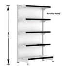 Gondola Centro 170 Fit Ate 3 Metros 2 Ponta Branco 40b Pe Pre