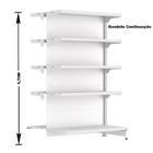 Gondola Centro 170 Fit Ate 3 Metros 2 Ponta Branco 40b Sp Eti