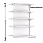 Gondola Centro 170 Fit Ate 3 Metros 2 Ponta Branco 40b Sp Eti