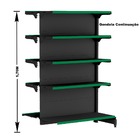 Gondola Centro 170 Fit Ate 3 Metros 2 Ponta Preto 40b Pe Verde