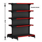 Gondola Centro 170 Fit Ate 3 Metros 2 Ponta Preto 40b Pe Verm