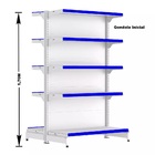 Gondola Centro 170 Fit Ate 4 Metros 2 Ponta Branco 50b Pe Azul