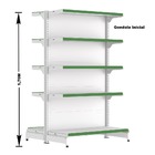 Gondola Centro 170 Fit Ate 5 Metros 2 Ponta Branco 60b Pe Ver