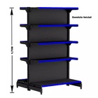 Gondola Centro 170 Fit Ate 6 Metros 1 Ponta Preto 65b Pe Azul