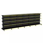 Gondola Centro 170 Fit Ate 6 Metros Preto 60 Bandeja Pe Amare