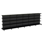 Gondola Centro 170 Fit Ate 6 Metros Preto 60 Bandeja Sp Etiqu