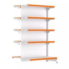 Gondola Centro 170 Fit Continuação Branco 10 Bandeja Pe Laran