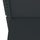 Gondola Centro 170 Fit Continuação Preto 10 Bandeja Pe Laranja