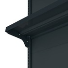 Gondola Centro 170 Fit Continuação Preto 10 Bandeja Pe Preto